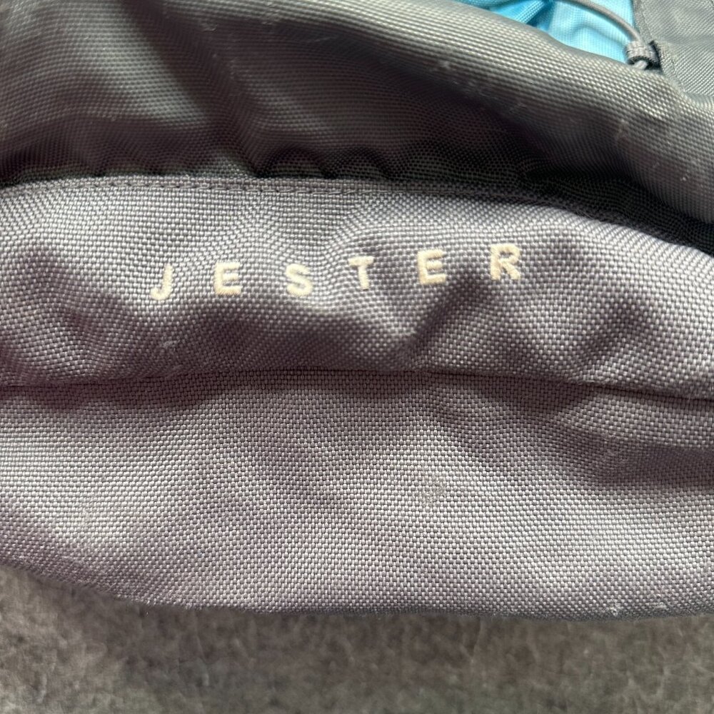 North Face Jester Backpack Blue Gray Unisex School Hiking Laptop - Picture 5 of 16